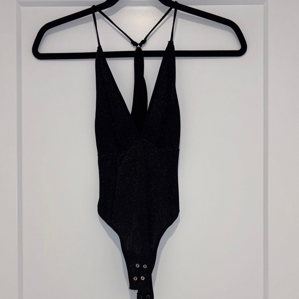 Black Sparkly Bodysuit